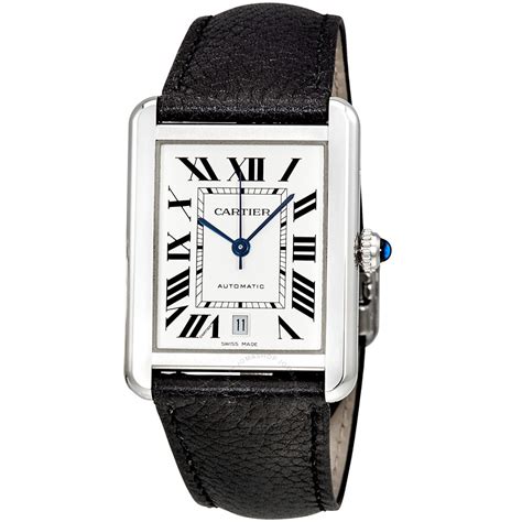 men's cartier tank watch|cartier men's tank watch price.